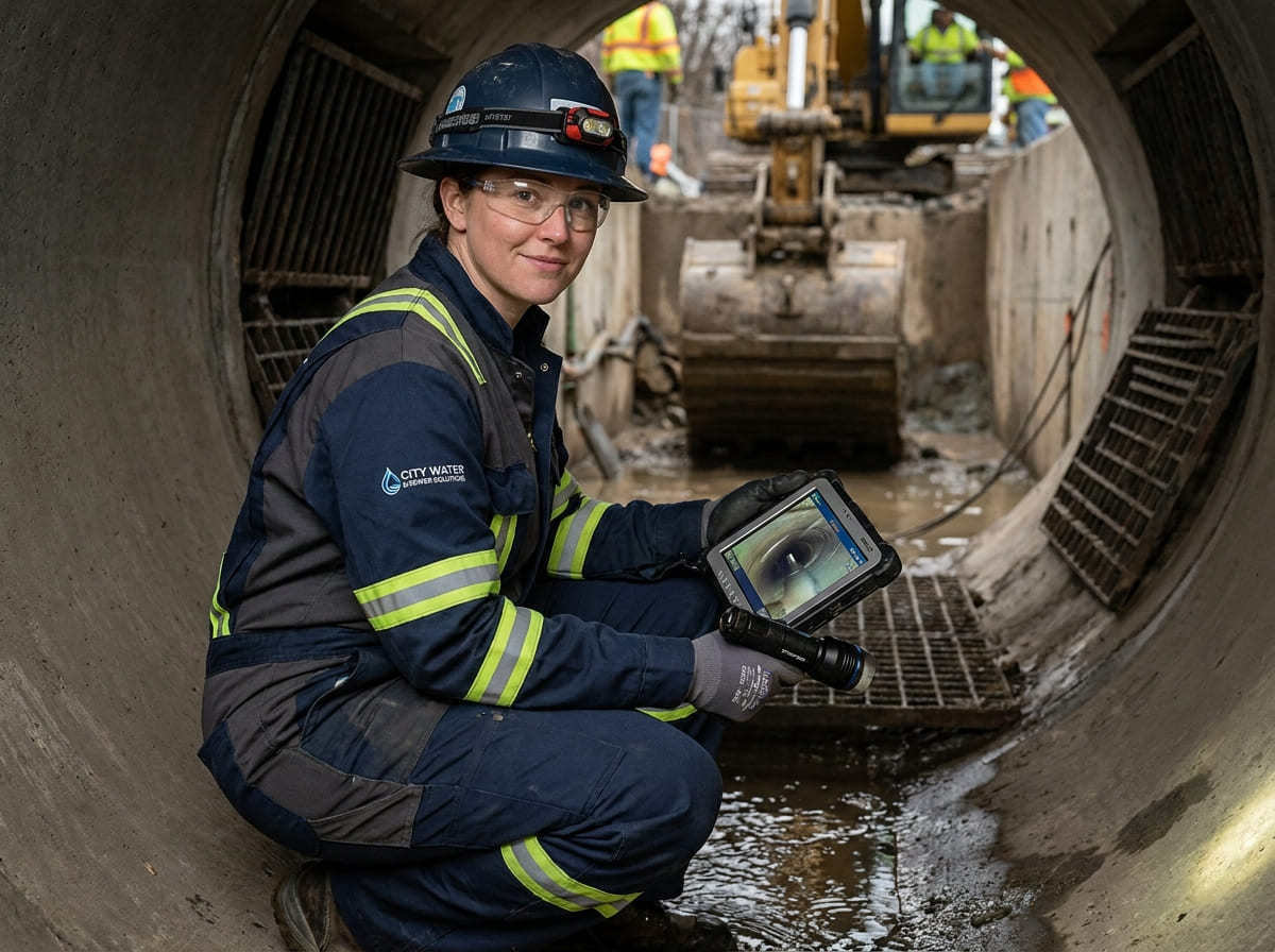 Sewer Line Inspection & Replacement in Frost